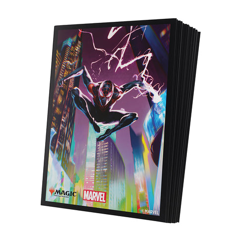 Magic: The Gathering | Marvel's Spider-Man Premium Art Sleeves - Spider-Man Miles Morales