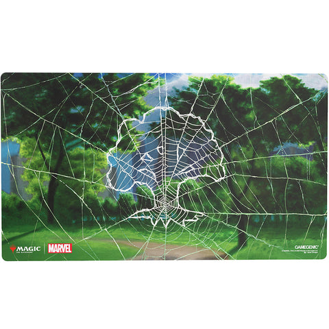 Magic: The Gathering | Marvel's Spider-Man Shiny Playmat - Spider-Man Forest