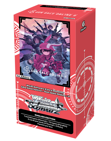 Weiss Schwarz - Extra Booster Box - Sword Art Online Alternative - Gun Gale Online II