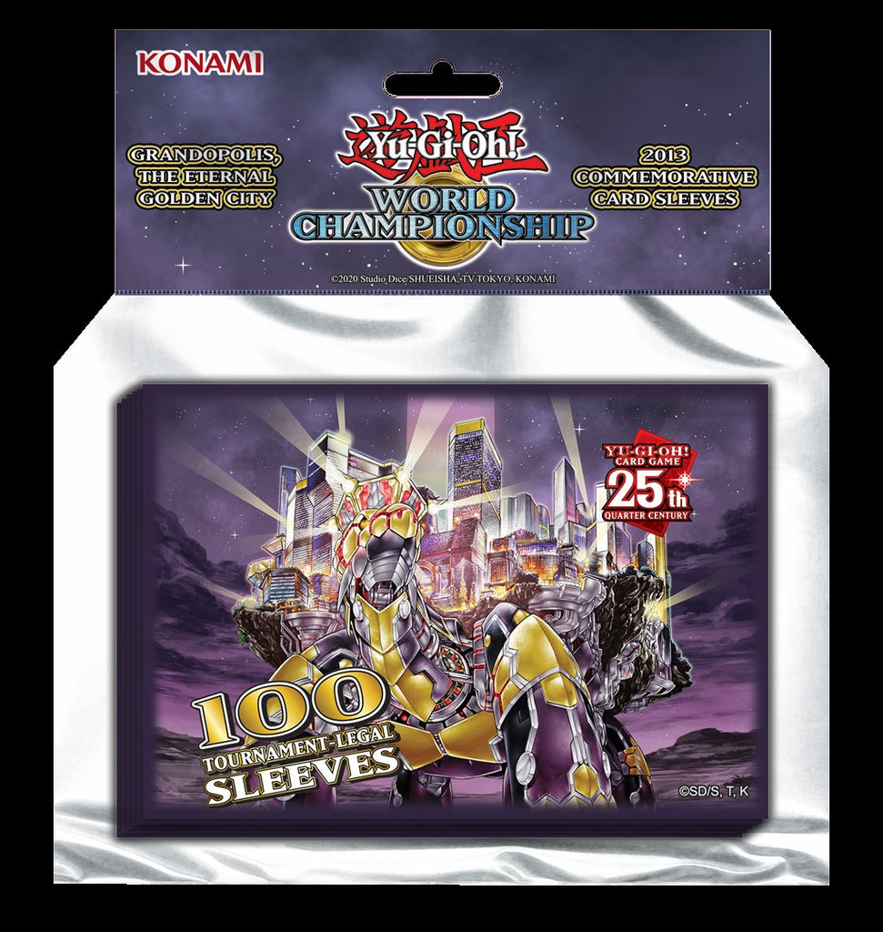 Yu-Gi-Oh! TCG: Grandopolis Card Sleeves Pack (100ct) Portals Games & Comics Yu-Gi-Oh! TCG: Grandopolis Card Sleeves Pack (100ct) Portals Games & Comics