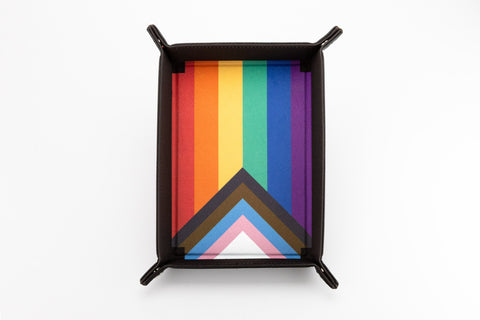 Metallic Dice Games: Pride / Rainbow Flag - Dice Tray