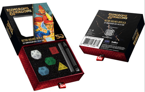 Dungeons & Dragons 50th Anniversary Dice: Retro Holmes Replica Set (5)