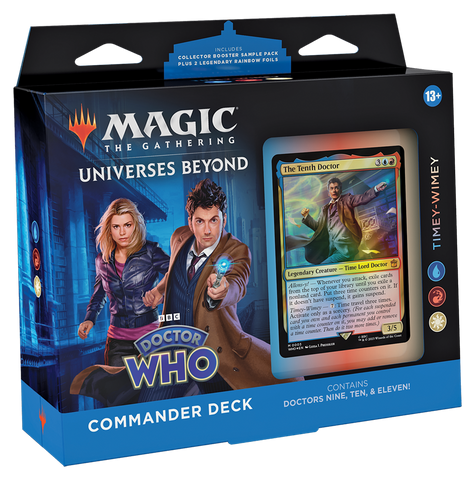 Magic the Gathering - Doctor Who Commander Deck - Doctors Nine, Ten, & Eleven!