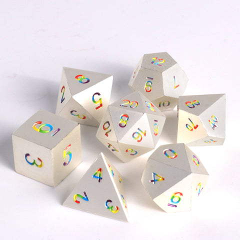 Die Hard Dice: 7pc RPG Set - Bright Rainbow