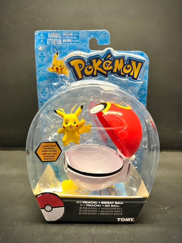 Pokémon - Poké Ball Figure - Pikachu in Repeat Ball