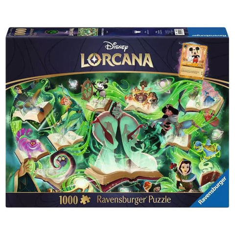 Disney Lorcana Emerald Puzzle 1000 Pieces