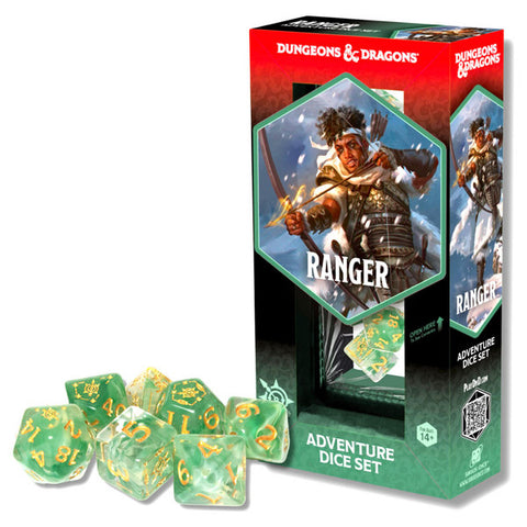 Dungeons & Dragons: Adventure Dice - Ranger, White & Green