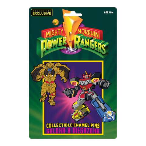 Power Rangers Goldar x Megazord Enamel Pin Set