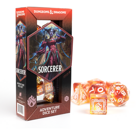 Dungeons & Dragons: Adventure Dice - Sorcerer: Orange