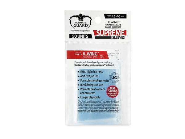 Ultimate Guard Board Game Sleeves Supreme X-Wing Miniatures Game 50-Co –  Portals Games & Comics