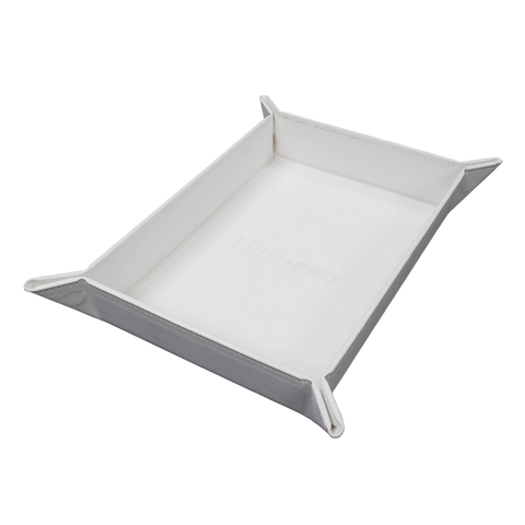 Vivid Magnetic Folding Dice Tray - White