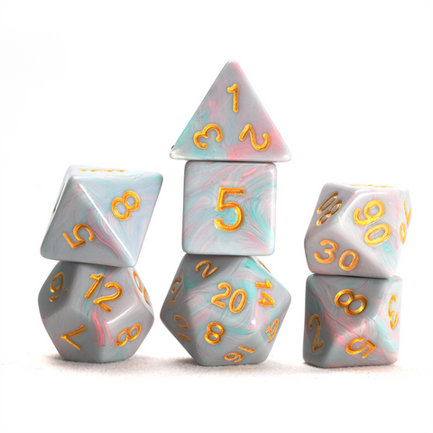 Sirius Dice: RPG Set - Unicorn - Teal