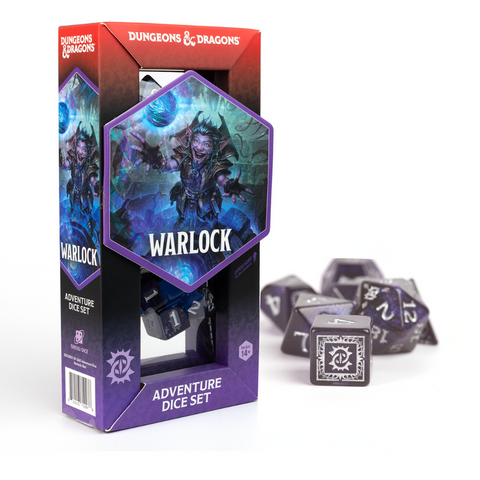 Dungeons & Dragons: Adventure Dice - Warlock: Purple