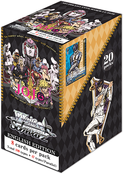 Weiss Schwarz - JoJo's Bizarre Adventure: Golden Wind Booster Box Portals Games & Comics Weiss Schwarz - JoJo's Bizarre Adventure: Golden Wind Booster Box Portals Games & Comics