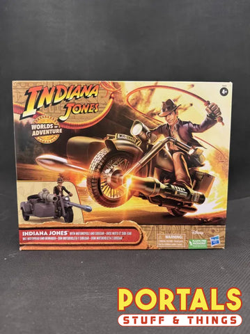 Indiana Jones Worlds of Adventure: Indiana Jones w/ Motorcycle & Sidecar