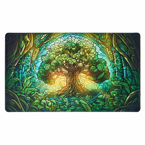 Stained Glass: Mythical Forest Playmat