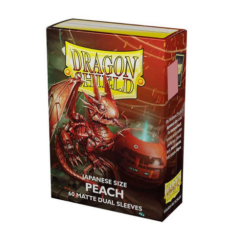 Dragon Shields: Japanese (60) Matte Dual - Peach