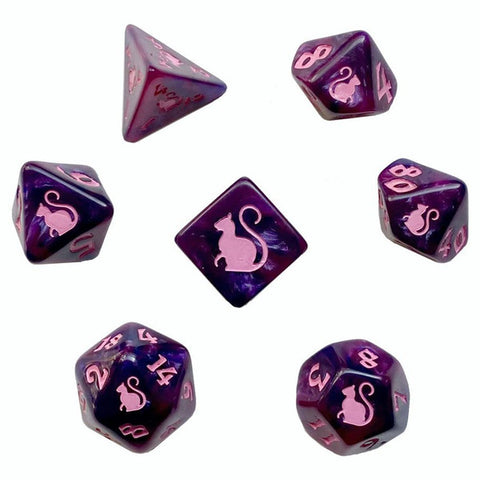 Kitty Clacks: Cheshire 7-Die Set