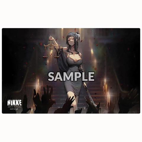 Playmat: Bushi Supplies Rubber Playmat- GODDESS OF VICTORY: NIKKE- DESIGN B: KILL THE LORD D:KILLER WIFE