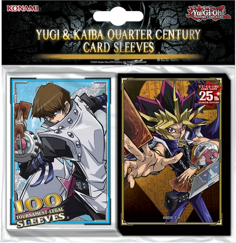Yu-Gi-Oh! TCG: Yugi & Kaiba Quarter Century Card Sleeves (100ct)