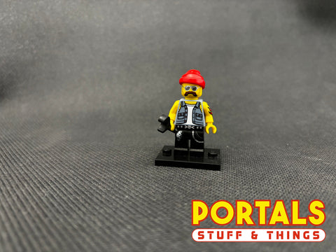 Lego Minifigure - Series 10 - Motocycle Mechanist