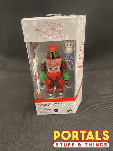 Star Wars The Black Series Mandalorian Warrior Holiday