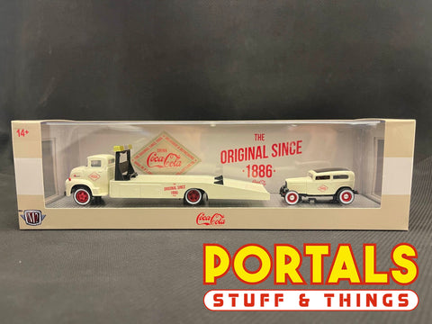 M2 Machines Coke 156 Ford COE & 1932 Ford Tudor Sedan TW29 23-17