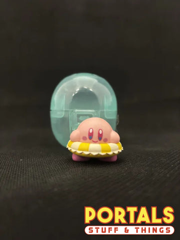 TAKARA TOMY Kirby Muteki Suteki Closet Round Mascot Figures Vol.2 Swim Kirby