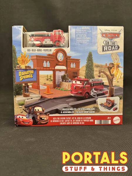 Cars on the Road: Red's Fire Station Playset – Portals Games & Comics