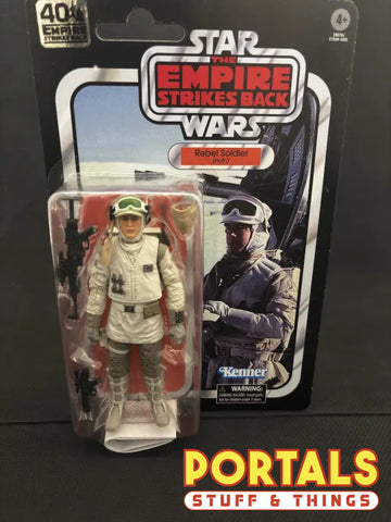Hasbro Star Wars Black Series ESB 40th Rebel Soldier Hoth 6" Action Figure (Damaged Packaging)