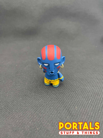 Kidrobot X Street Fighters Mini Blue Dhalsim