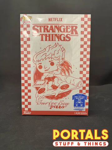 Stranger Things: Funko Pop T-shirt Surfer Boy Pizza Edition XL