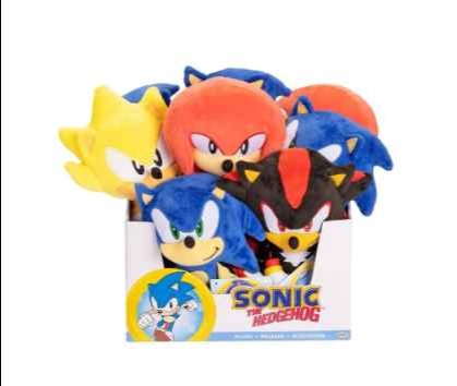 Sonic the Hedgehog Plush - Assorted (9 in)