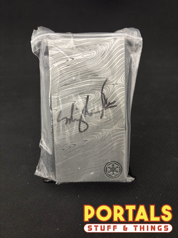 BAM Box Exclusive Beckett Ming-Na Wen Signed Mandalorian Beskar Bar