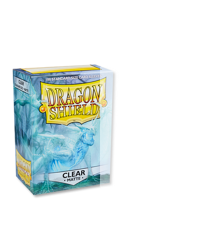 Dragon Shield: (100) Matte Sleeves: Clear