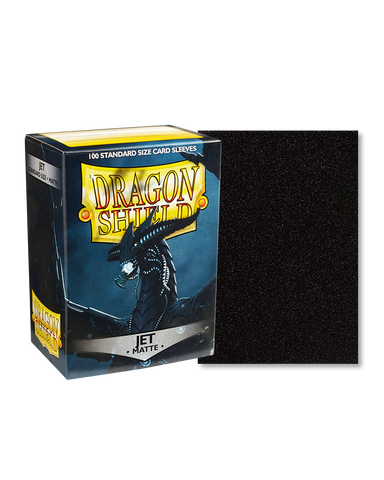 Dragon Shield: (100) Matte Sleeves: Jet