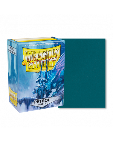 Dragon Shield: (100) Matte Sleeves: Petrol