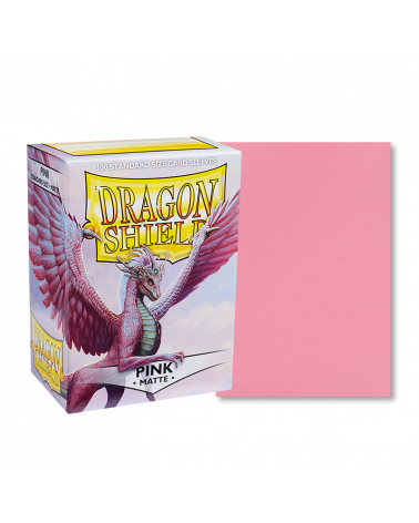 Dragon Shield: (100) Matte Sleeves: Pink