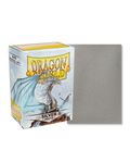 Dragon Shield: (100) Matte Sleeves: Silver