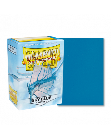 Dragon Shield: (100) Matte Sleeves: Sky Blue