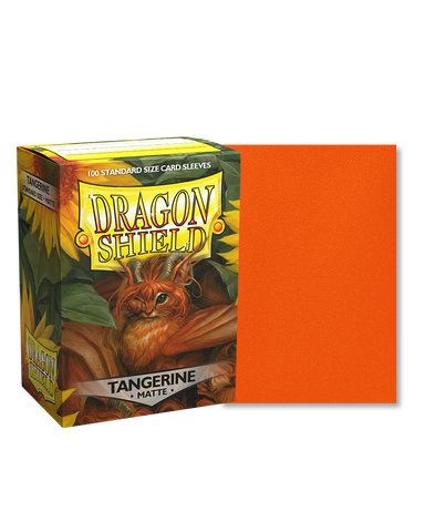 Dragon Shield: (100) Matte Sleeves: Tangerine