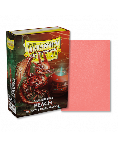 Dragon Shield: (100) Matte Dual Sleeves: Peach