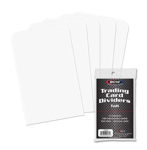 BCW Trading Card Dividers Tall