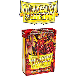 Dragon Shields: Japanese (60) Matte - Crimson