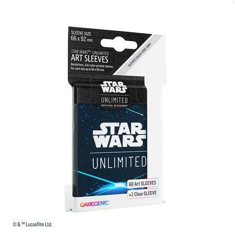 Star Wars: Unlimited Art Sleeves - Card Back (Blue)