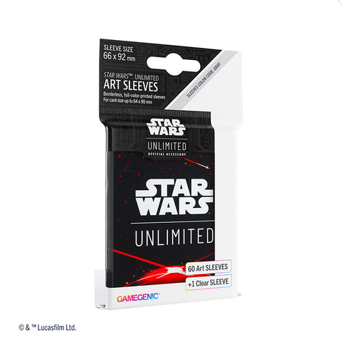 Star Wars: Unlimited Art Sleeves - Card Back (Red)