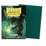 Dragon Shield: (100) Matte Dual Sleeves: Power