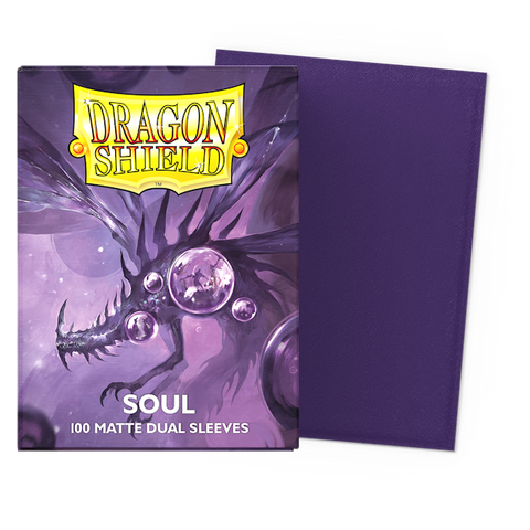 Dragon Shield: (100) Matte Dual Sleeves: Soul