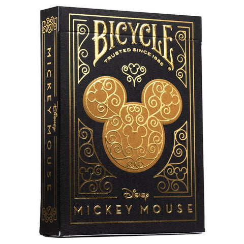 Bicycle Playing Cards - Mickey Mouse: Black & Gold