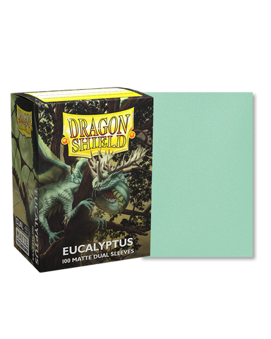 Dragon Shield: (100) Matte Dual Sleeves: Eucalyptus